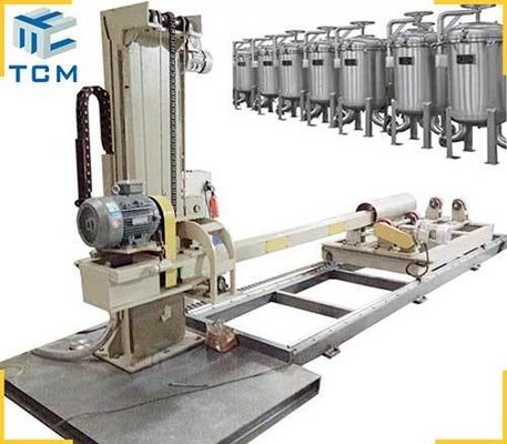 Filtro alloggiamento superficie serbatoio lucidatura macchina 3500mm automatica di rettifica e lucidatura