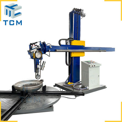 Lucidatrice semiautomatica per fondi bombati 3500x1600x3050mm 2500 kg con efficienza di 8-12m2 all'ora